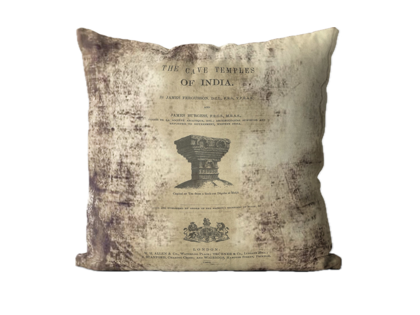 Vintage Print Cushion