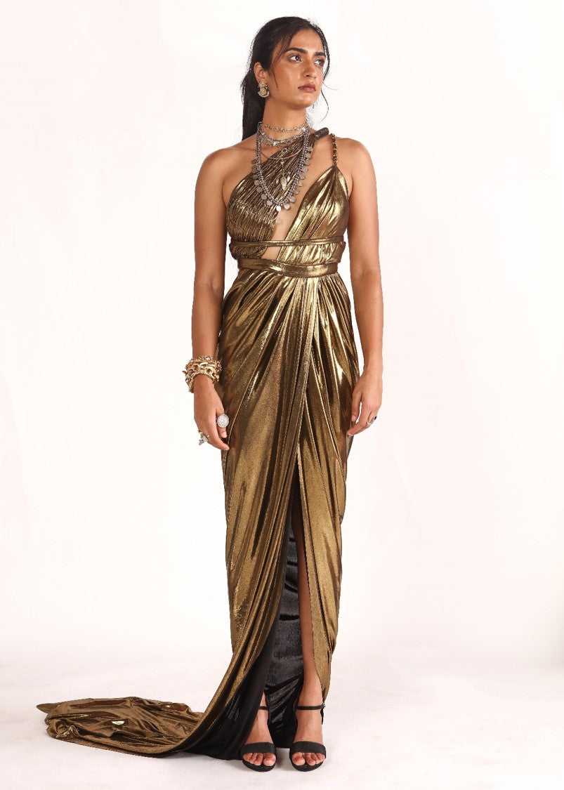 KANAKA GOLD DRESS